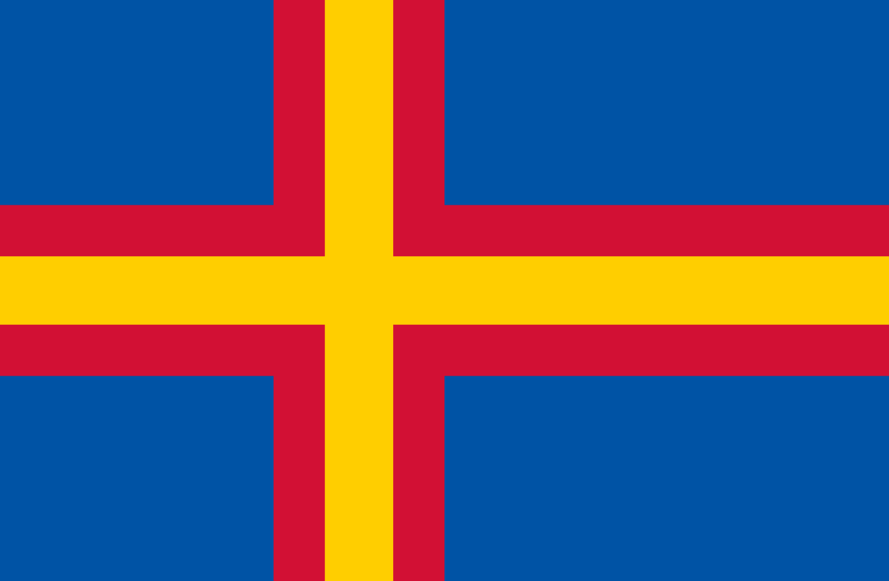 Fasadflagga - Hälsingland