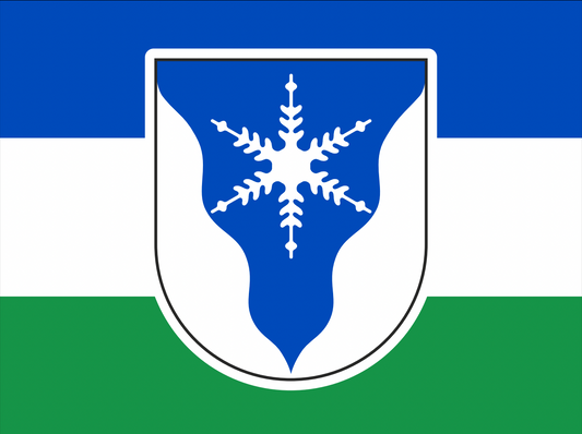 Fasadflagga - Frostviken