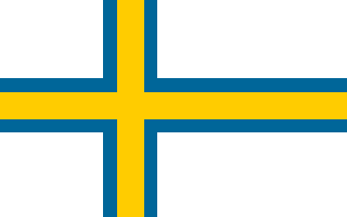 Fasadflagga - Norrlandsflaggan