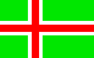 Fasadflagga - Småland